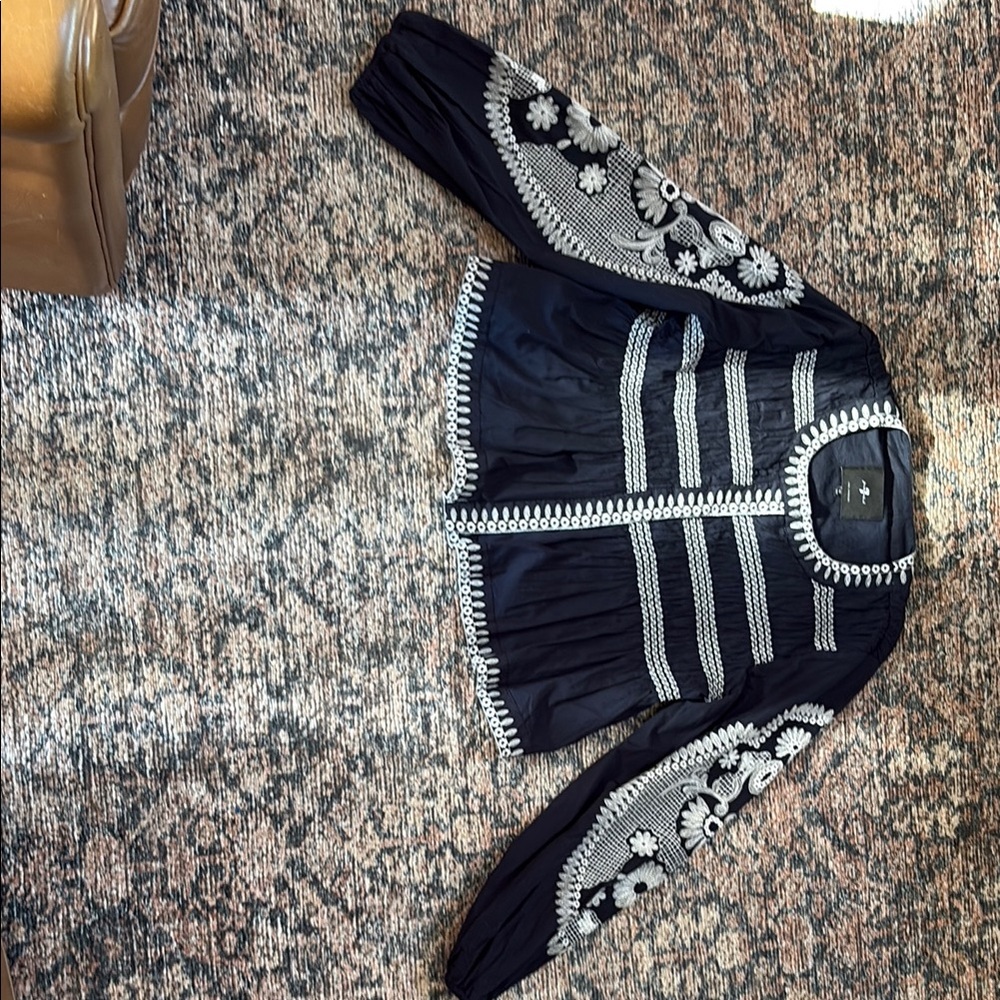 Embroidered top